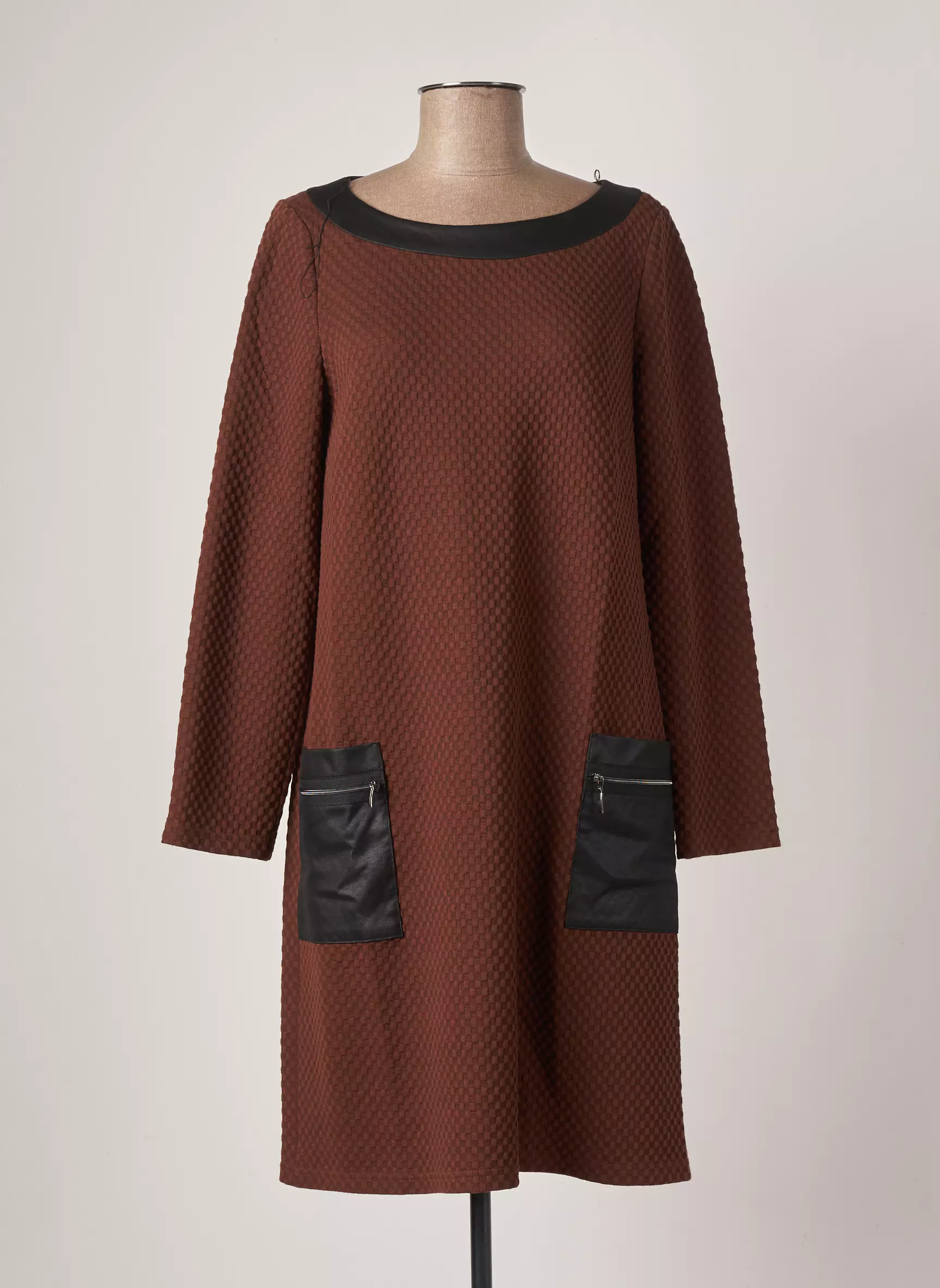 Vera Mont Robes Mi Longues Femme couleur marron