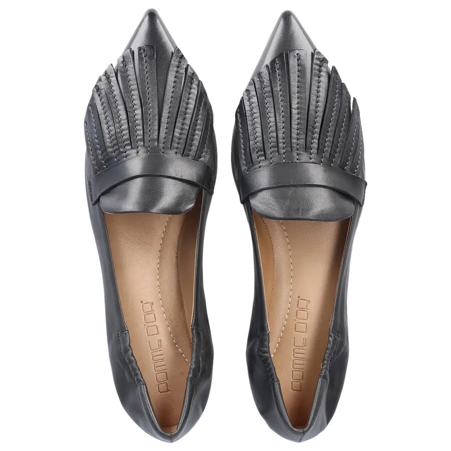 Pomme D`OR - Ballerinas 1170A Glattleder - schwarz