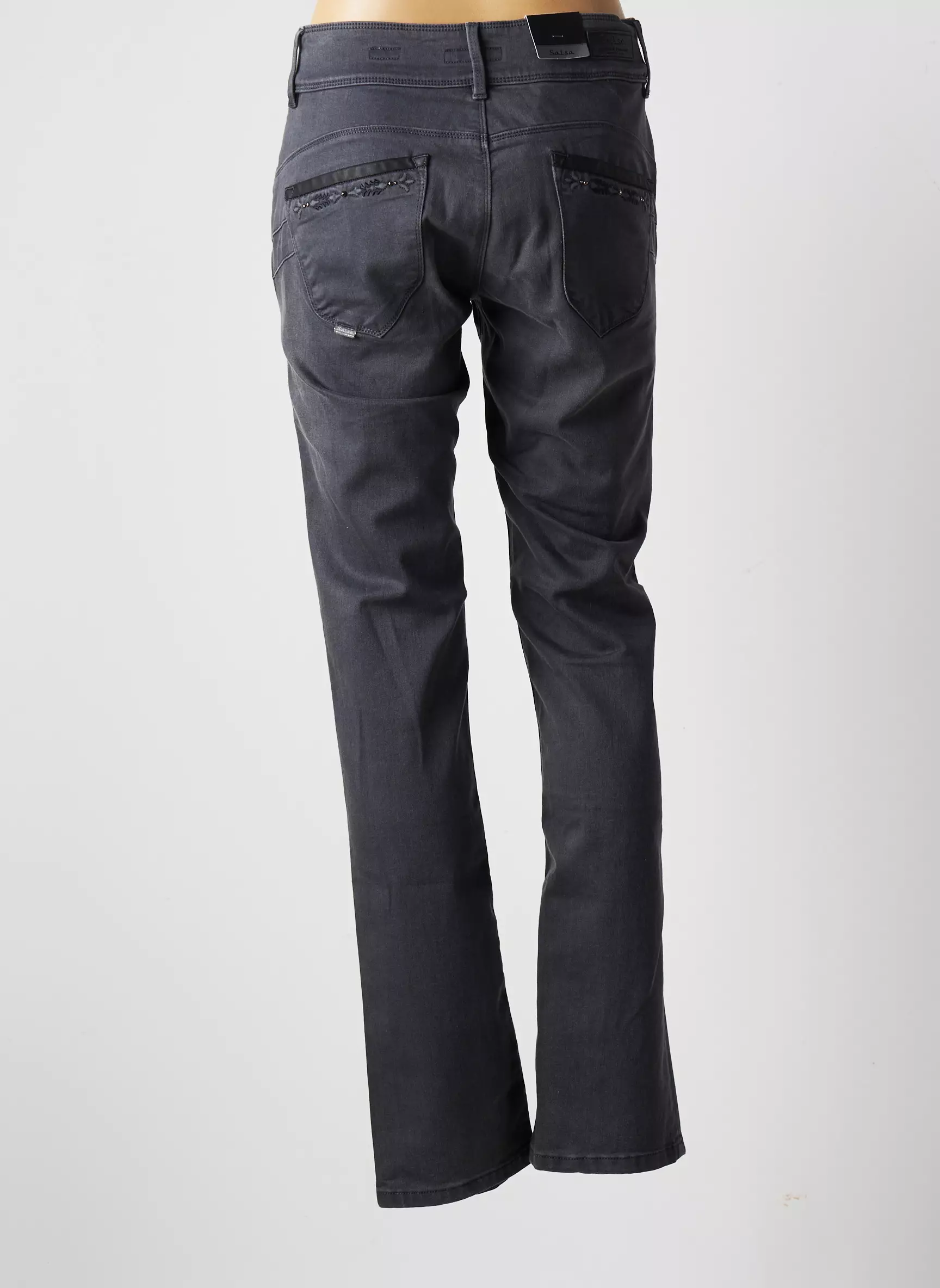 Salsa Jeans Coupe Slim Femme couleur gris