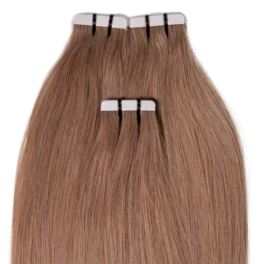 hair2heart Extensions adhésives Premium cheveux naturels #10 Blond balayage extensions