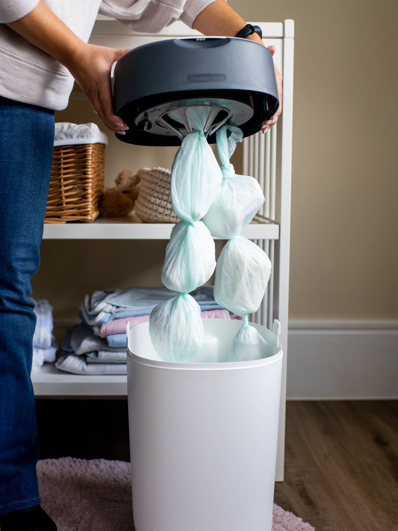 Tommee tippee 3 Nachfüllkassetten für Twist & Click / Sangenic Tec TOMMEE TIPPEE - grau