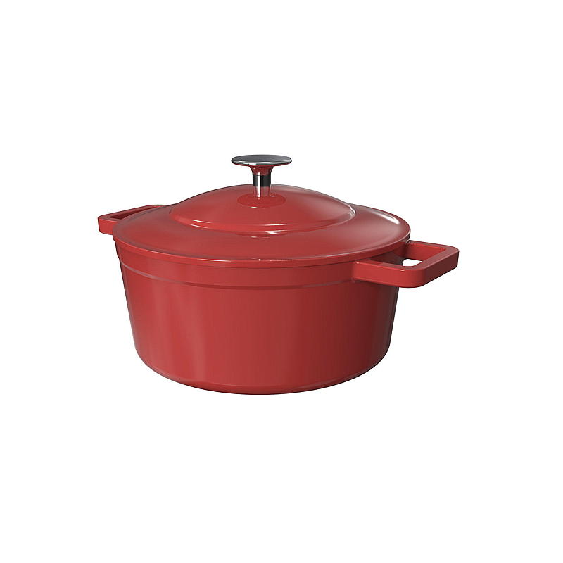 Cuisine Chef Støpejernsgryte ø 24 cm Ikon rød Cuisine Chef