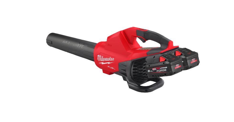 Milwaukee 4933499229 M18 F2BL-802 Akku-Laubbläser mit Kraftstoffbetrieb, 2x18V 8Ah Li-Ion