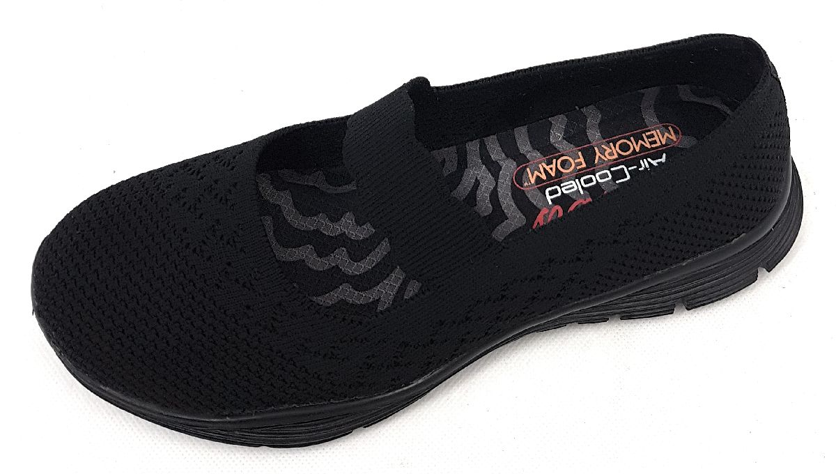 Skechers Seager-Power Hitter 49622 BBK Schwarz BBK black