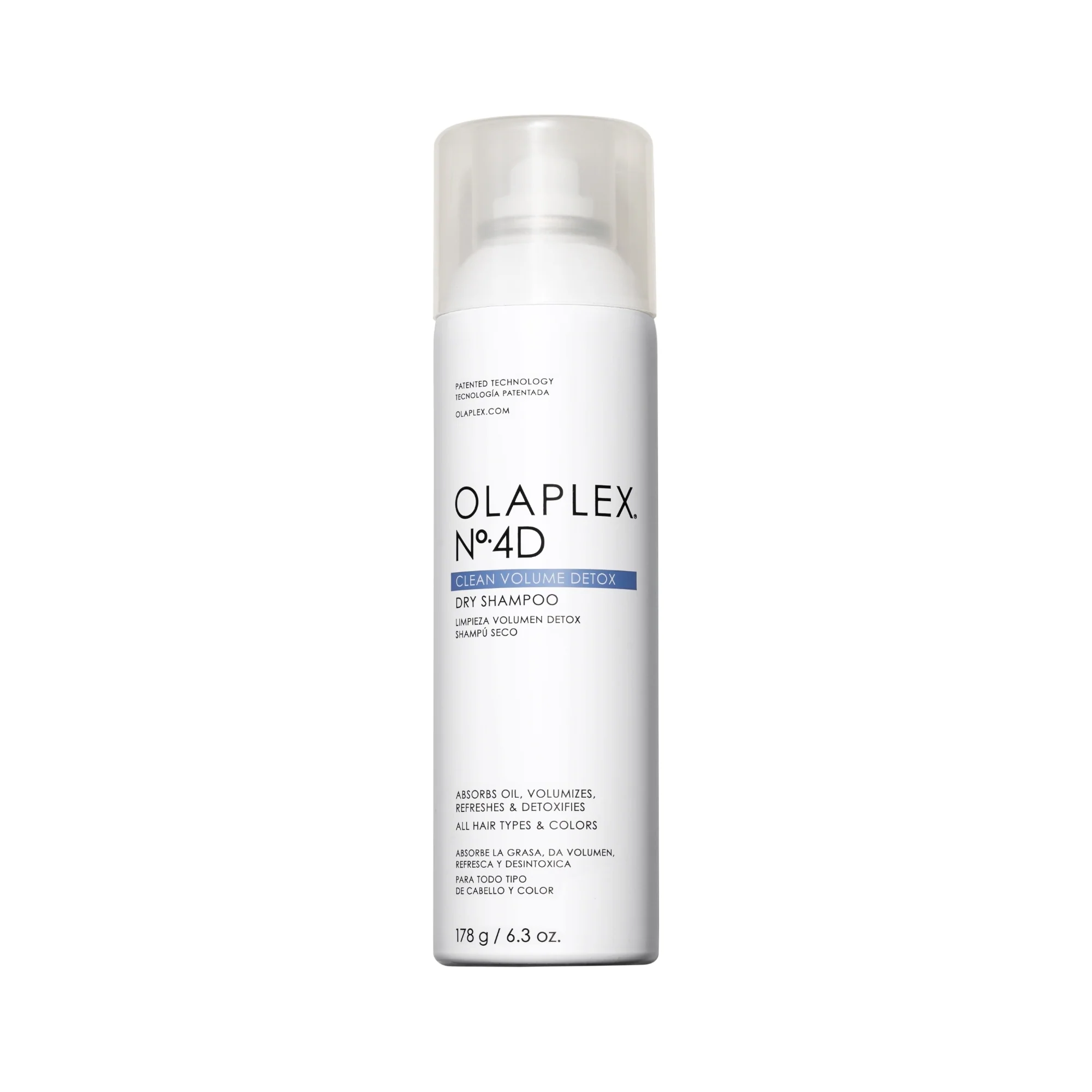 Shampoo Seco Detox Clean Volume N°.4D para Cabelos - Shampoo Seco