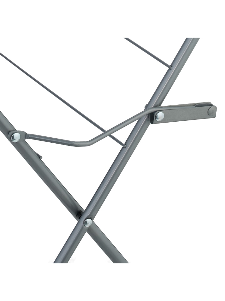 relaxdays Wäscheständer in Grau - (B)62 x (H)136 x (T)51 cm günstig kaufen onesize