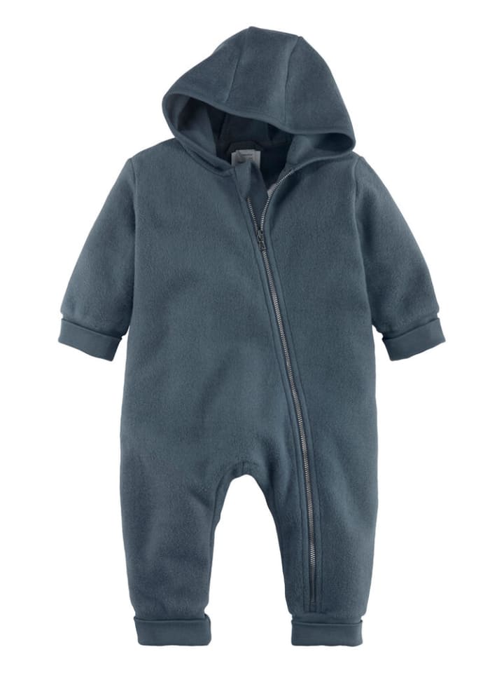 Hessnatur Softfleece-Overall in fjordblau günstig kaufen 98/104