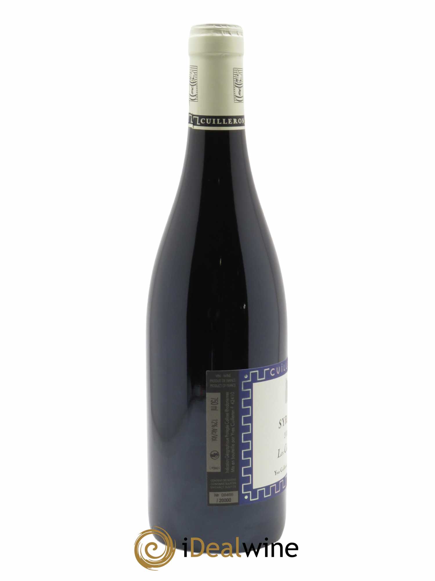 IGP Collines Rhodaniennes Syrah Les Candives Yves Cuilleron (Domaine)  2021 - Lot de 1 Bouteille