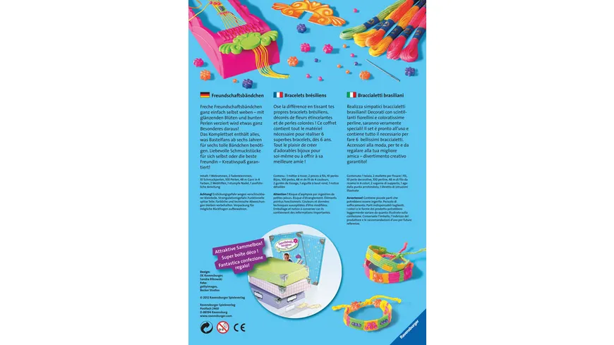 Ravensburger Beschäftigung - Freundschaftsbändchen