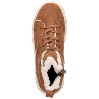 Tom Tailor Sneaker Bootie in braun