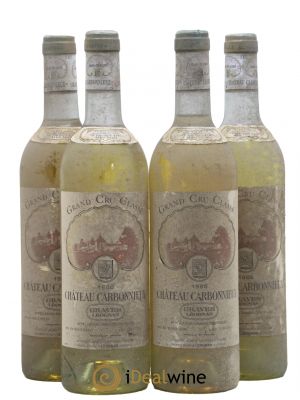 Château Carbonnieux Cru Classé de Graves  1986 - Lot de 4 Bouteilles