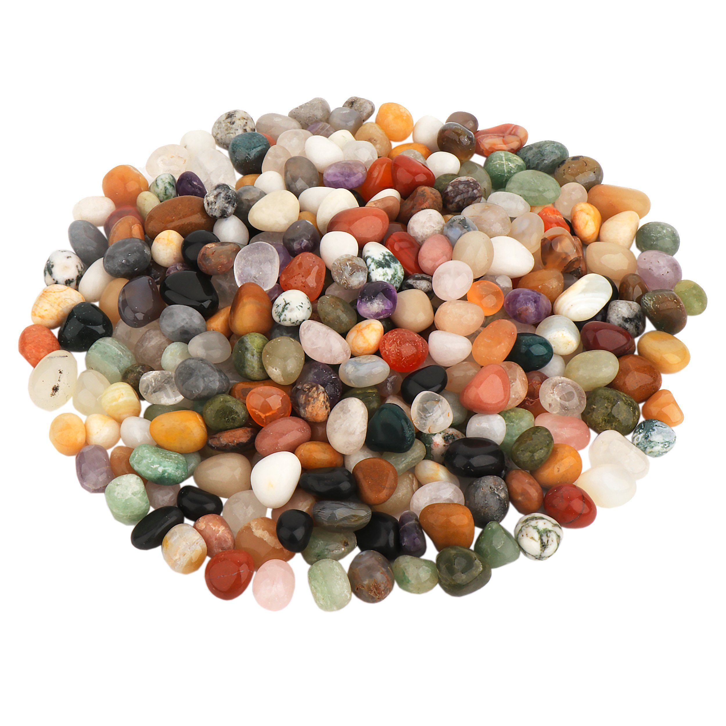 NKlaus Mineralstein 100g Trommelsteine 5 - 10mm Edelsteine natürliche