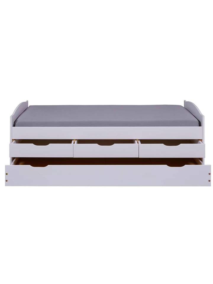 ebuy24 Bett Ulli Weiß 195 x 98 cm günstig kaufen onesize