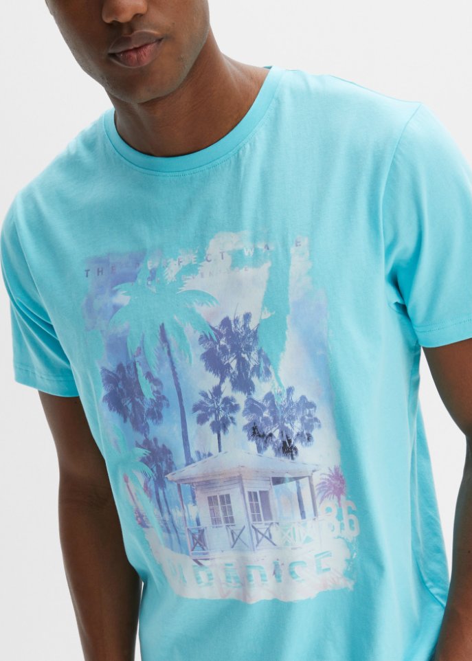 T-Shirt mit Komfortschnitt und Fotodruck