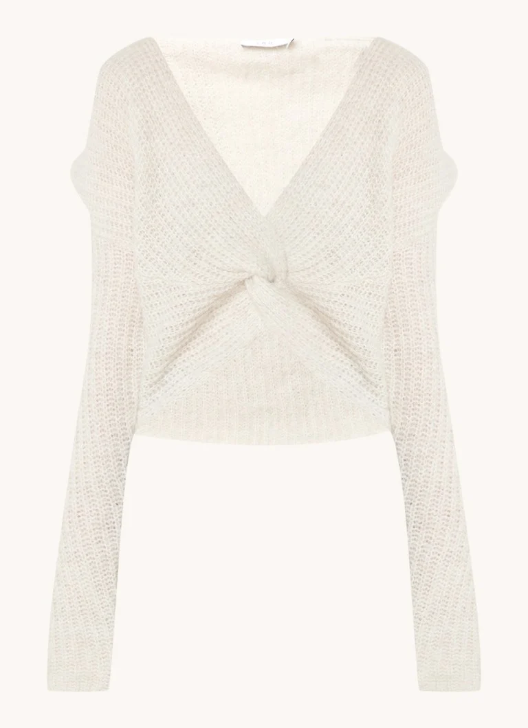 Sweter IRO Ferisse wykonany z cienkiej dzianiny z domieszką wełny.
