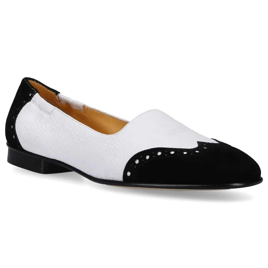 Truman's - Ballerinas 9540 Kalbsleder Veloursleder - schwarz