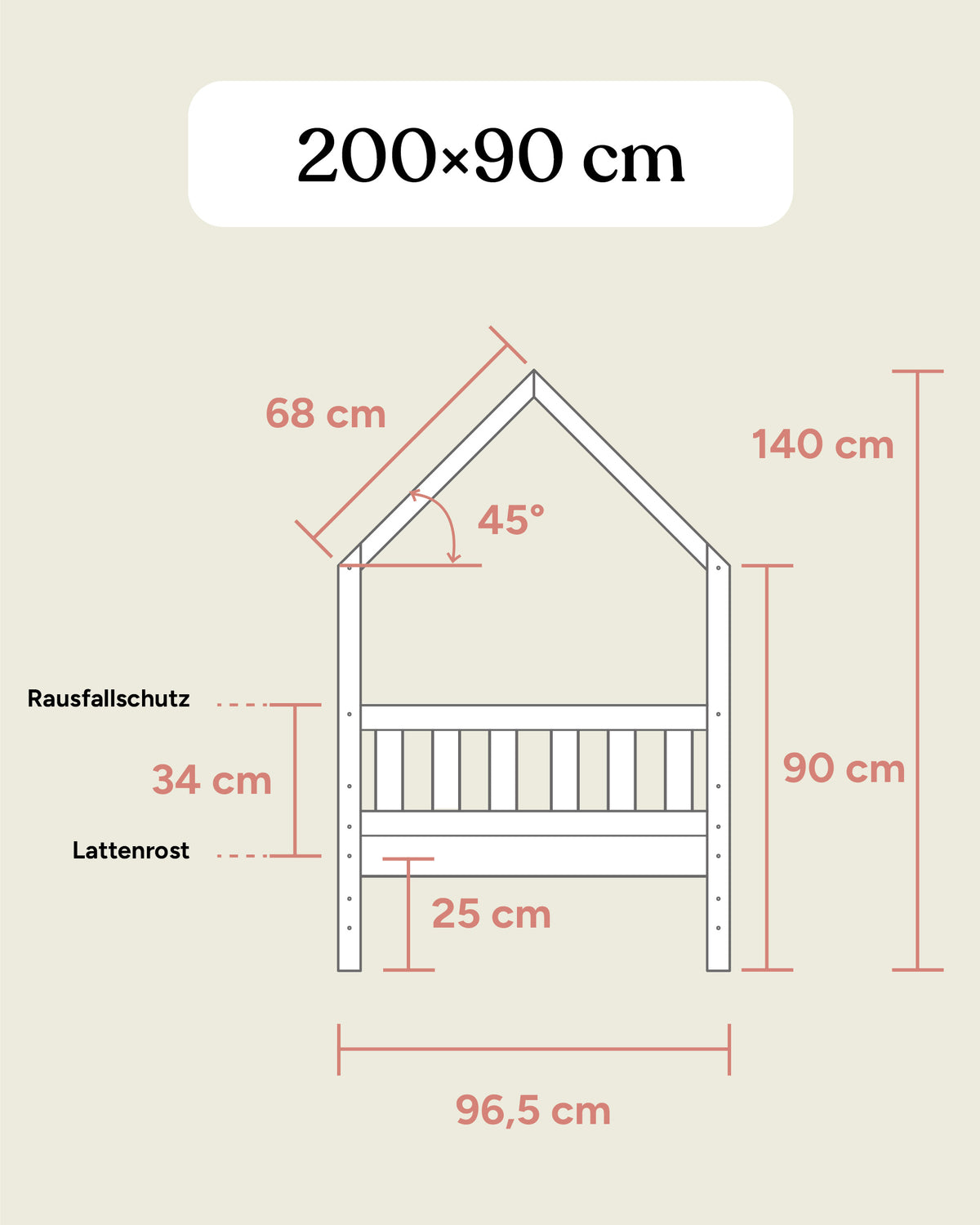 Hausbett Buche