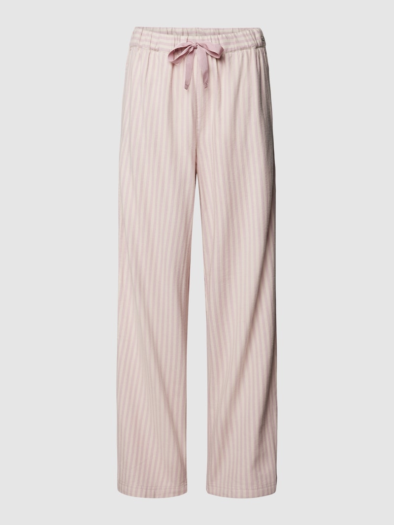 Pyjama-Hose mit Streifenmuster in rosa