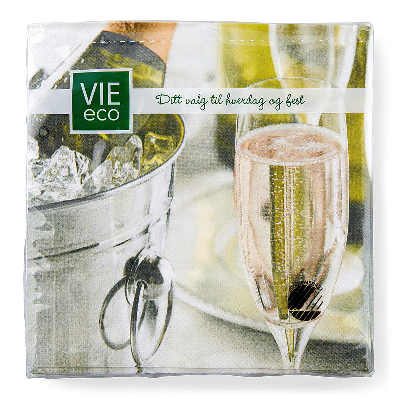 Vie Eco Servietter 20-pk 33x33 cm, Vår