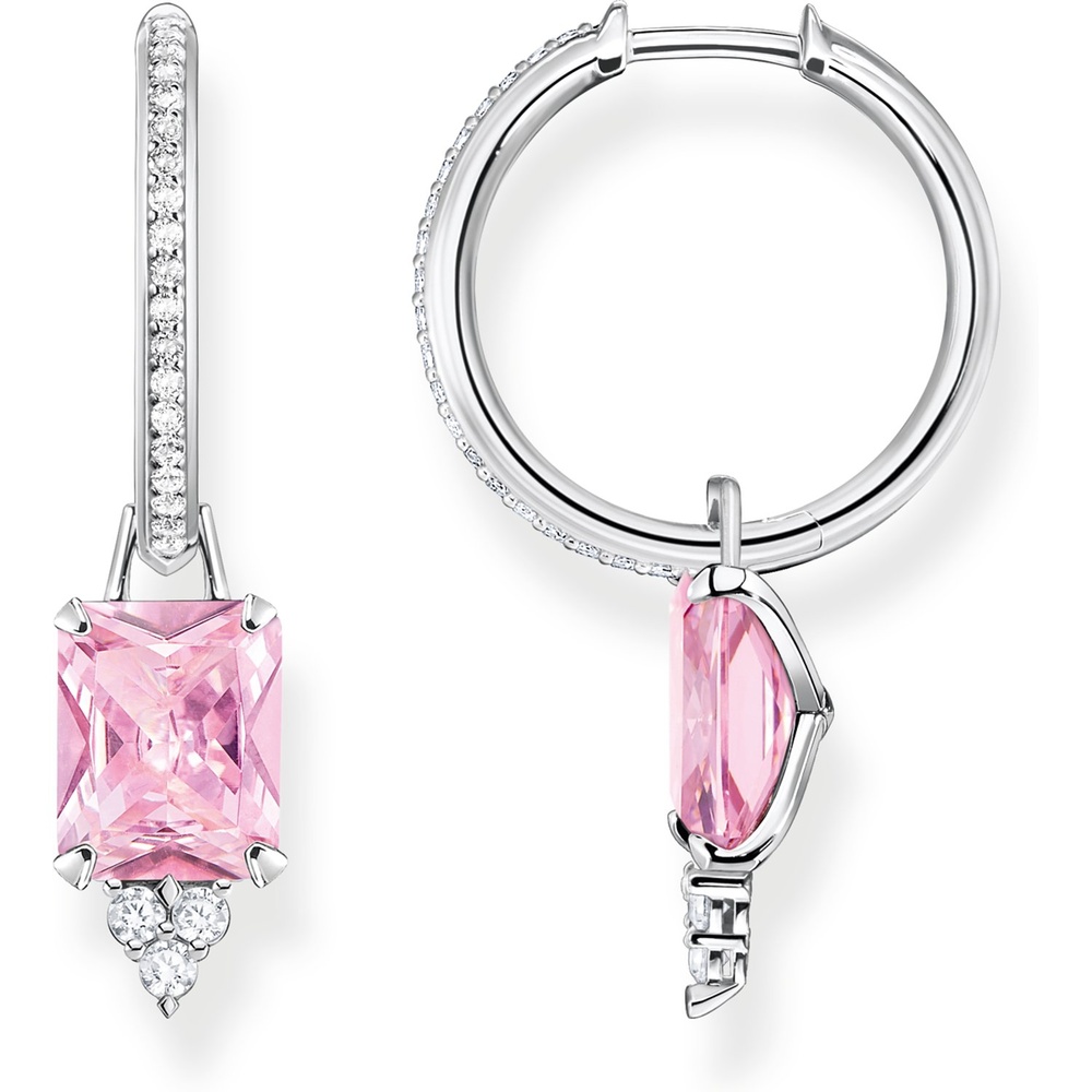 Thomas Sabo Créoles 925 Argent Boucles d'oreilles