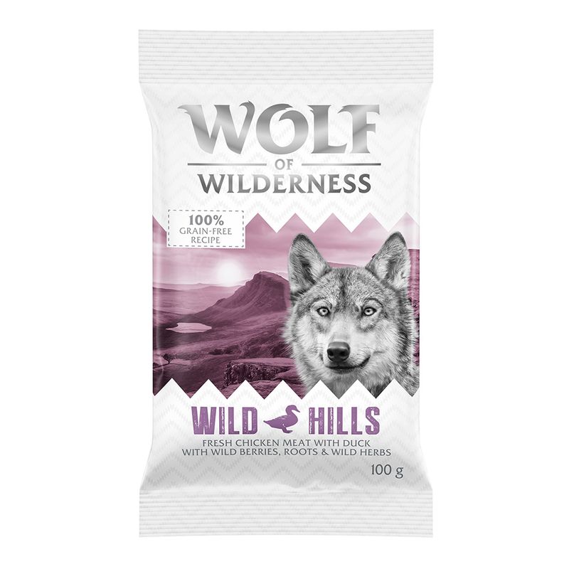 Probierpaket Wolf of Wilderness 100 g - getreidefrei