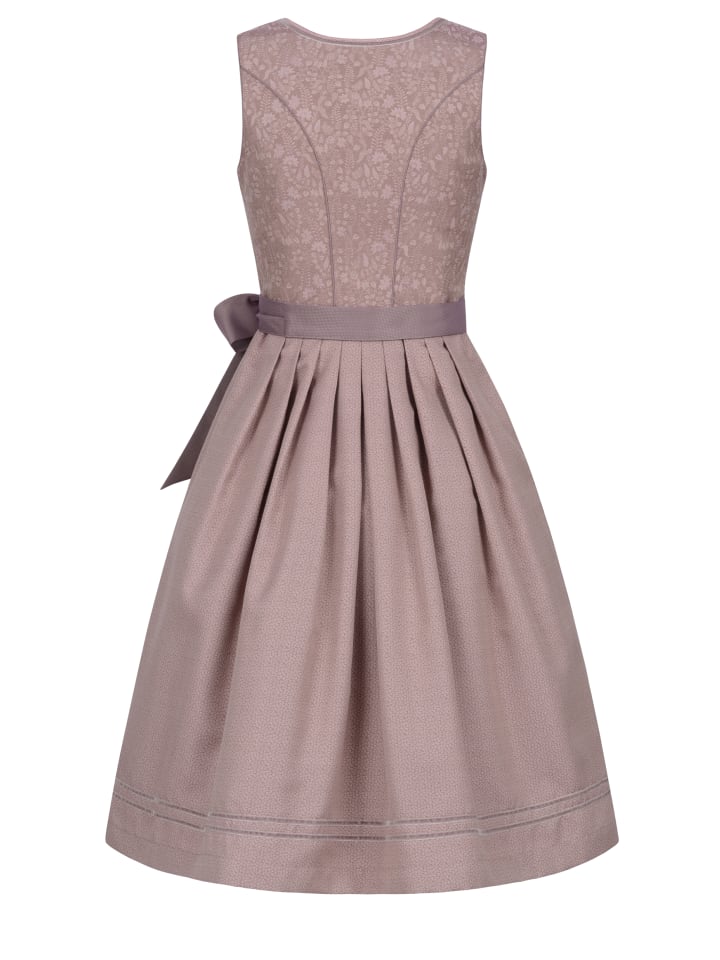 Nübler Midi Dirndl Gerlis in Mauve günstig kaufen