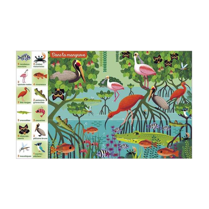 Livre Cherche, trouve et compte les animaux de la mer - Lito