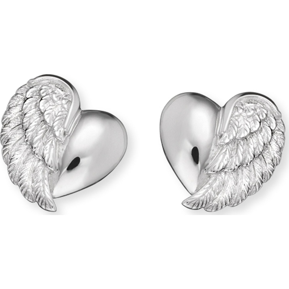 Engelsrufer Boucles d'oreilles à fermoir à poussette 925 Argent rhodié Boucles d'oreilles