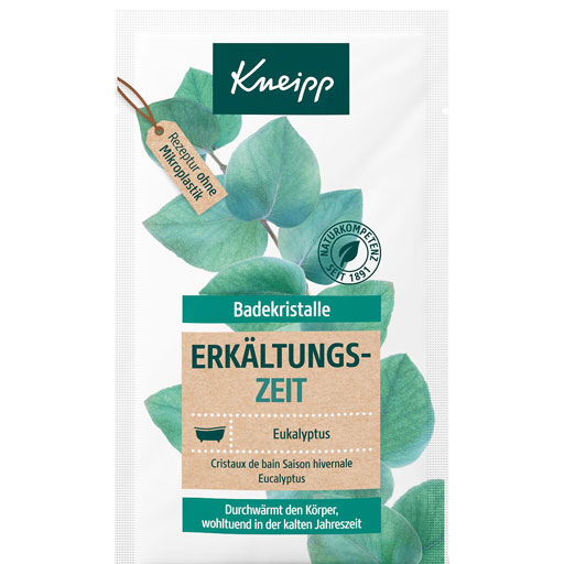 KNEIPP Badekristalle Erkältungszeit Eukalyptus  60 g  Salz