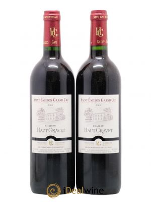 Saint-Émilion Grand Cru Haut Gravet 2003 - Lot de 2 Bouteilles