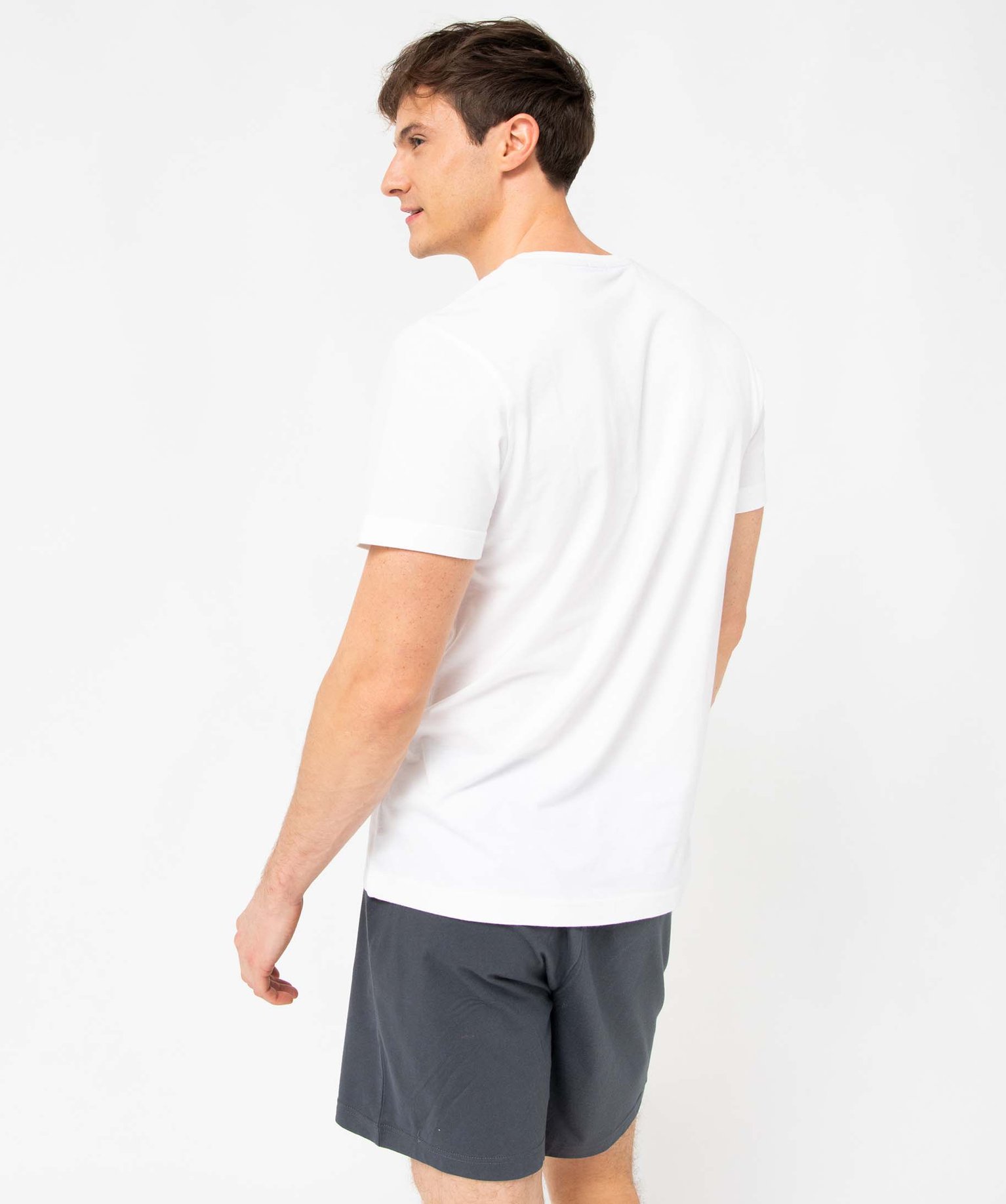 Pyjashort homme mix&match imprimé cur blanc | GEMO