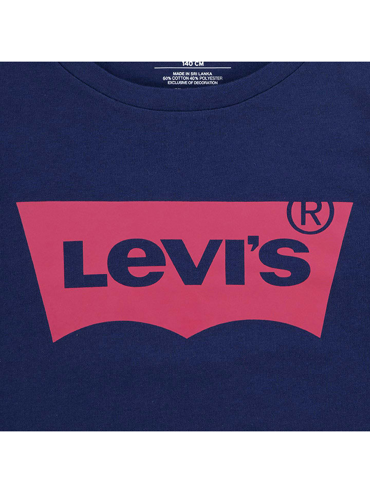 Levi's Kids Longsleeve in Dunkelblau günstig kaufen