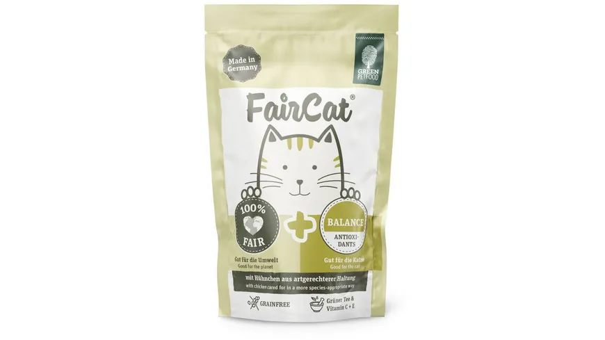FairCat Balance Antioxidants mit Hühnchen aus artgerechterer Haltung 85 g