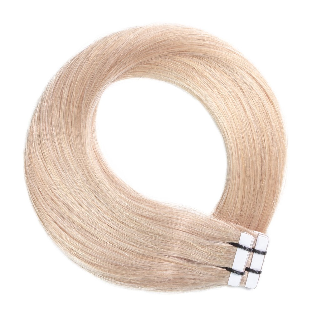 hair2heart Extensions adhésives Premium cheveux naturels #20 Blond cendré extensions