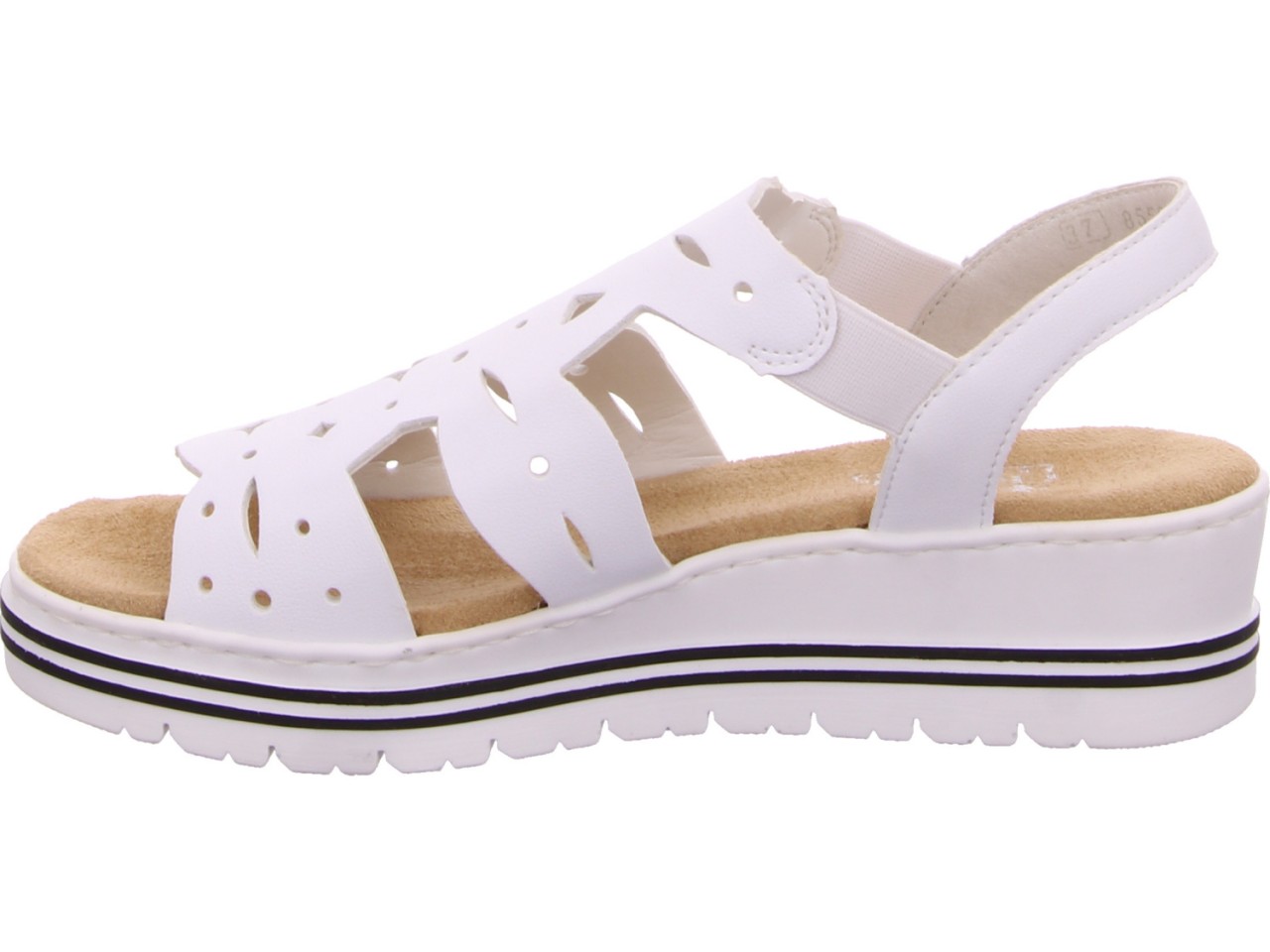 RIEKER Mädchen Sandalen weiss