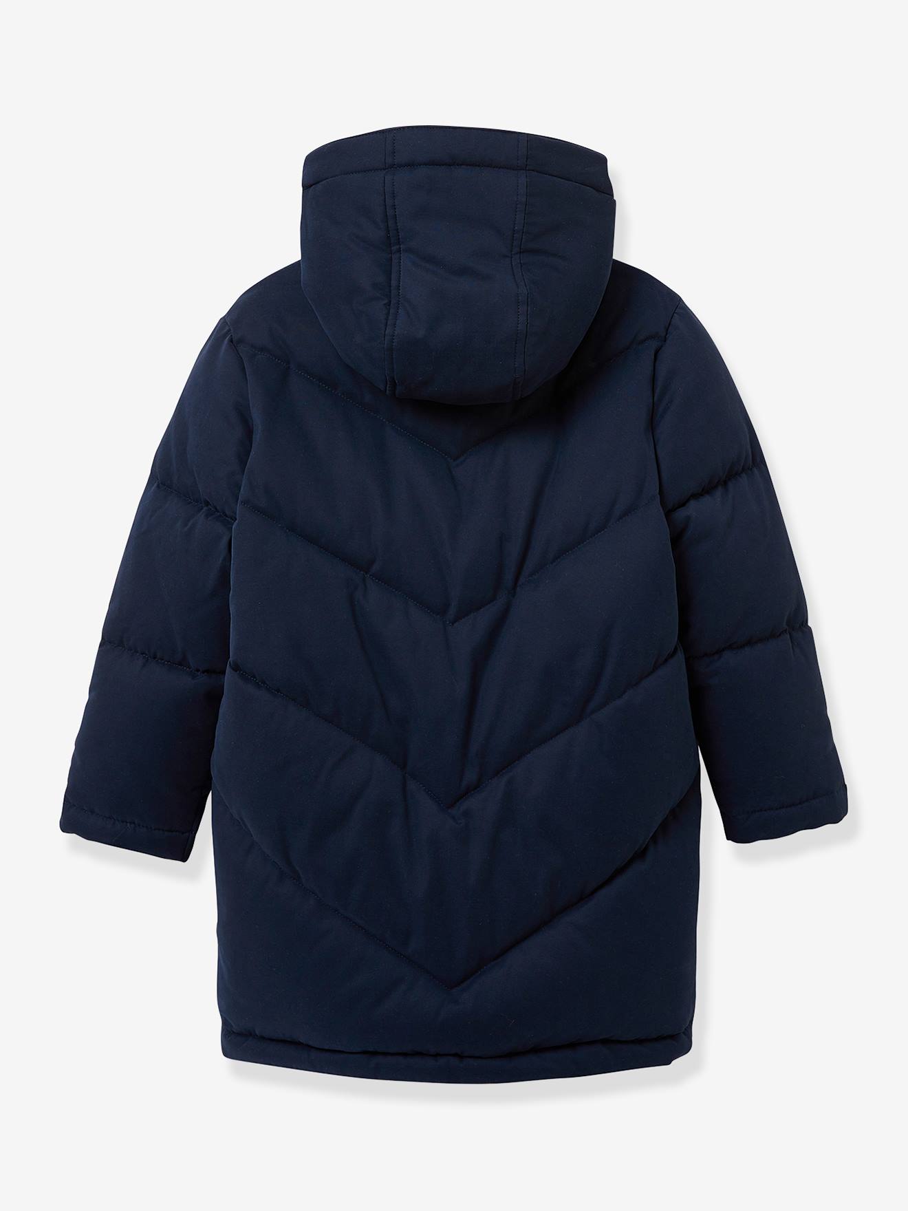 Doudoune longue Fille CYRILLUS marine