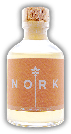 NORK Zitrone Ingwer Likör 0,05 Liter NORK Zitrone Ingwer Likör 0,05 Liter NORK Doppelkorn trifft auf scharfen Ingwer und frische Zitrone. 0,05	 Liter - Vol 20%