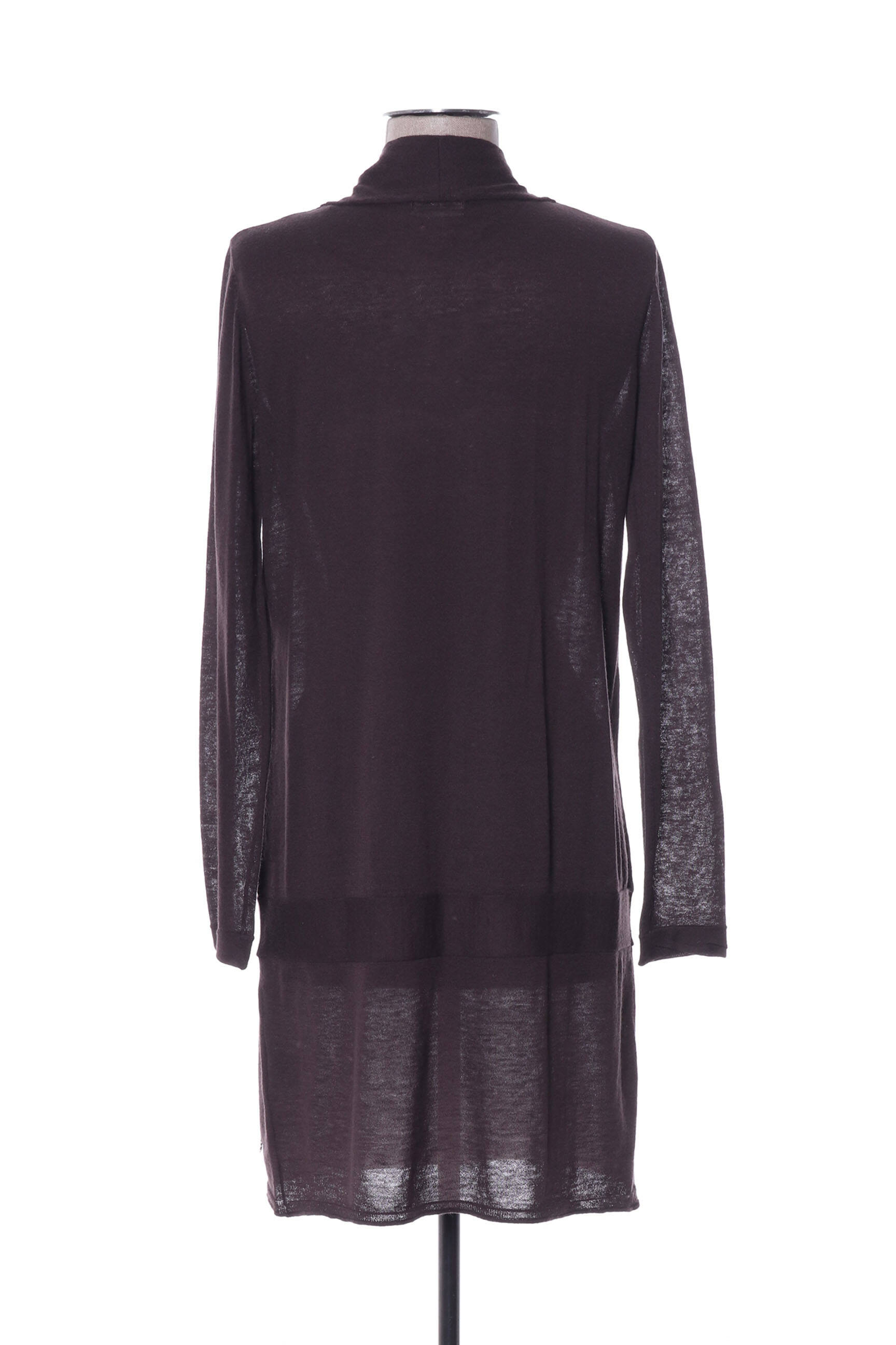 Des Petits Hauts Tuniquemanchelongue Femme couleur marron