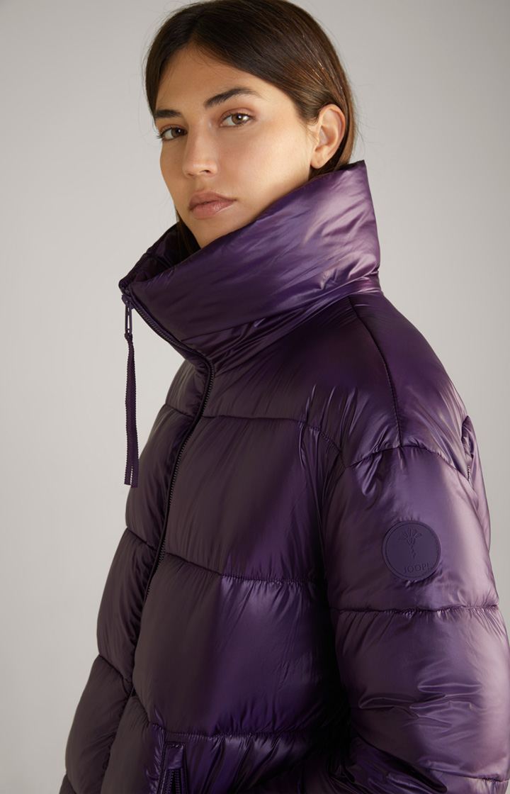 Steppjacke in Lila