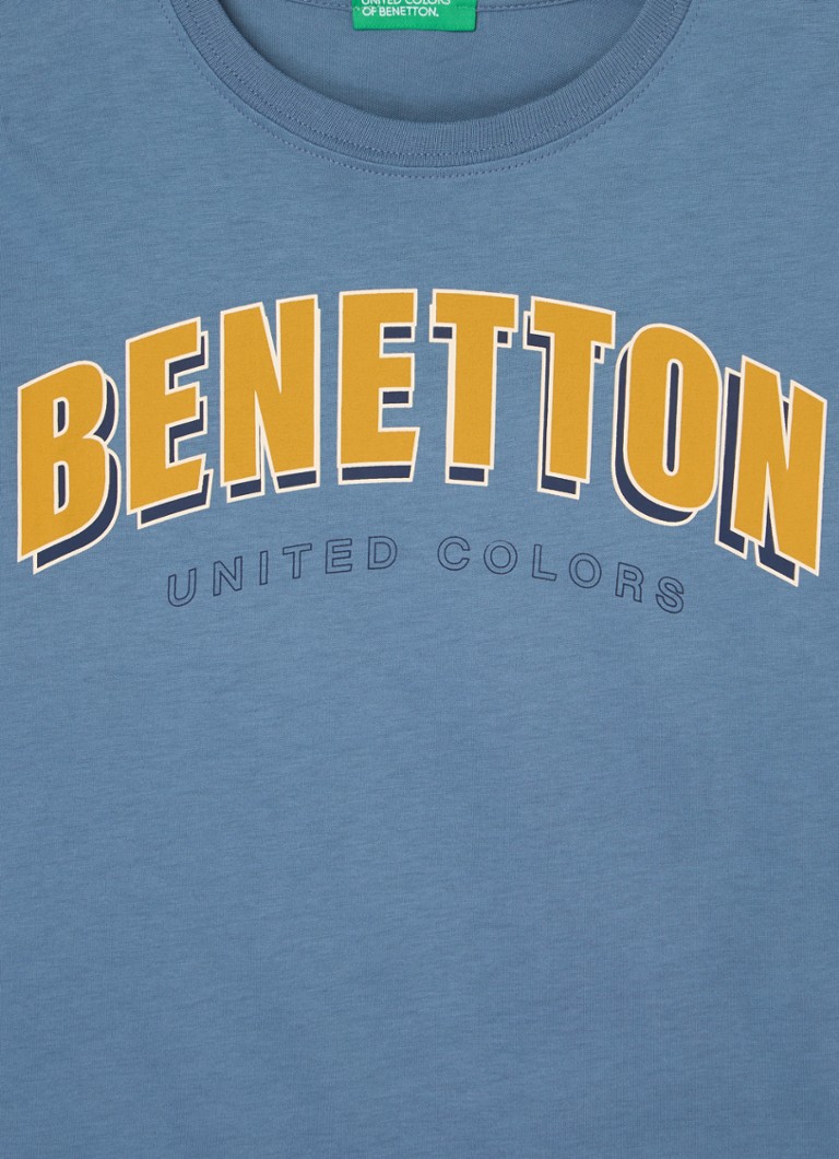 Benetton košulja dugih rukava s printom logotipa