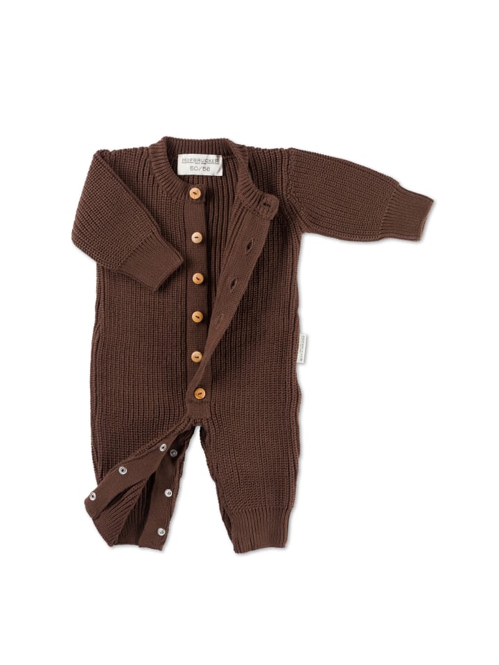 Hofbrucker Strickoverall in schoko günstig kaufen 62/68