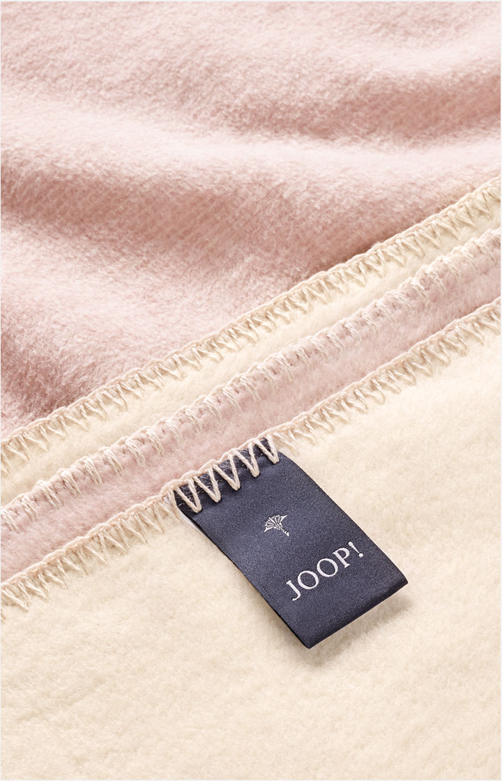 Wohndecke JOOP! MELANGE-DOUBLEFACE in Nude-Creme