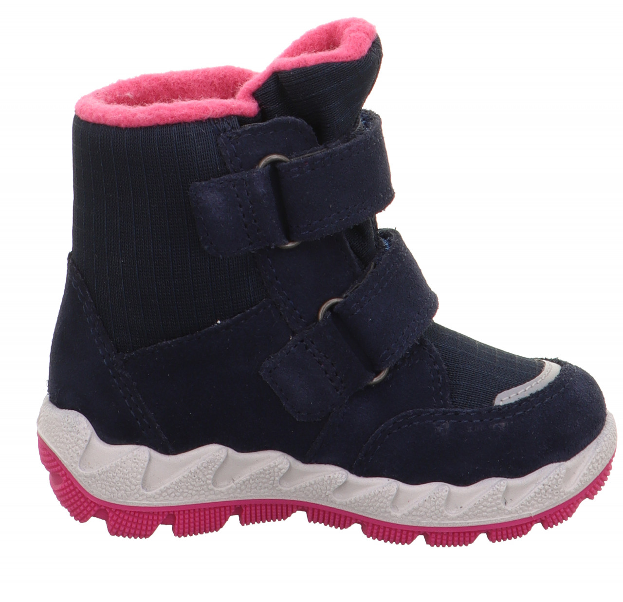 ICEBIRD - Blau/Pink Boots mit Klettverschluss