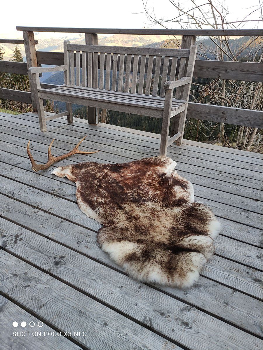 Fellteppich Schaffell geflammt - ökologisch gegerbt, Alpenfell GmbH, fellförmig, Höhe: 50 mm