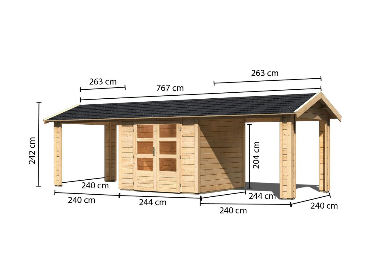 Karibu Gartenhaus 