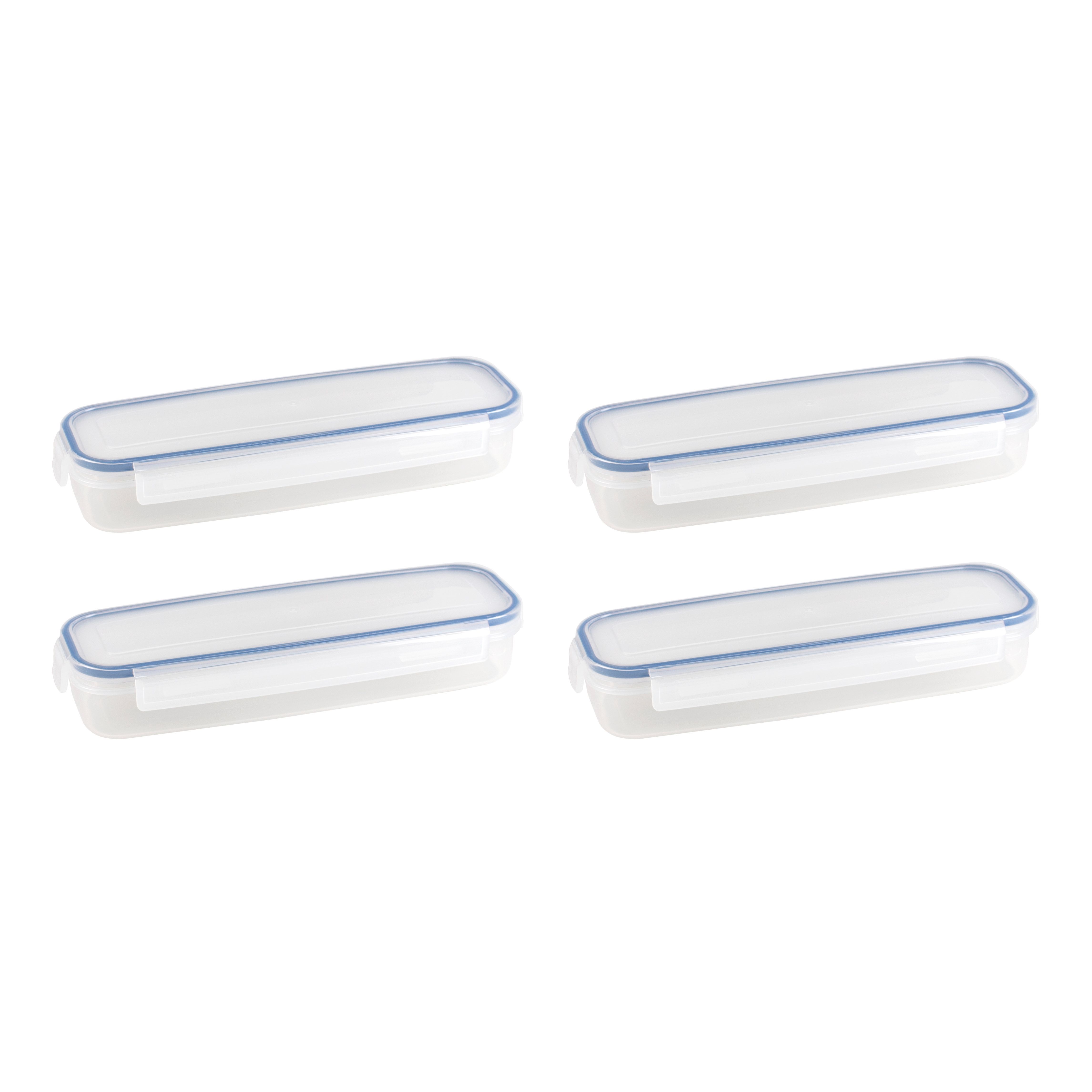 Sunware Basic 1,1 Liter 4er-Set Frischhalteboxen