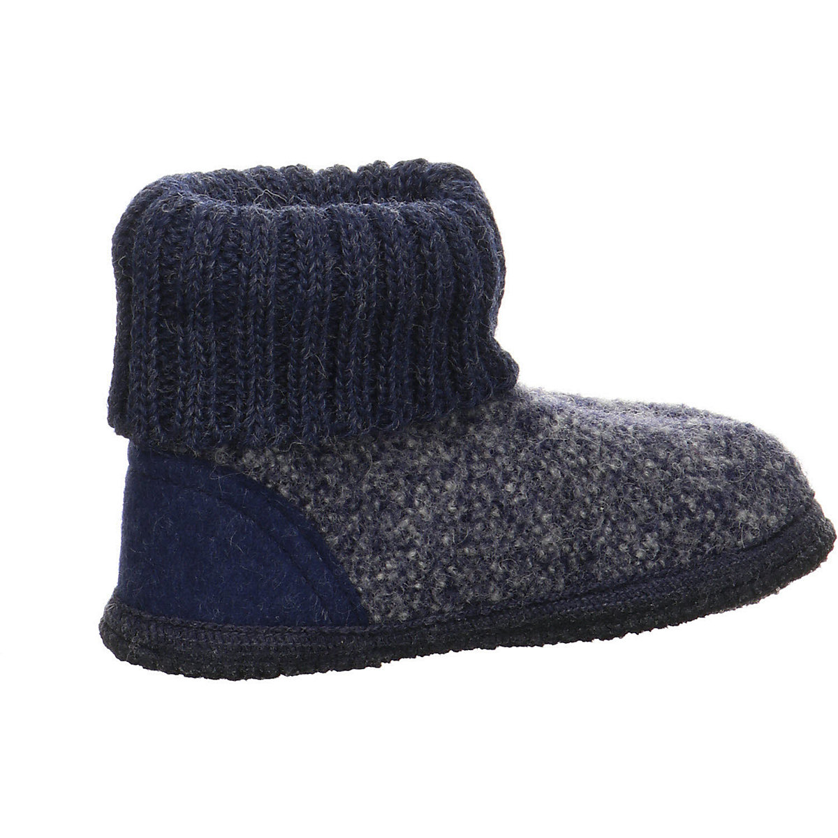 Kinder Hüttenschuh 1898 mit Kragen aus reiner Schurwolle