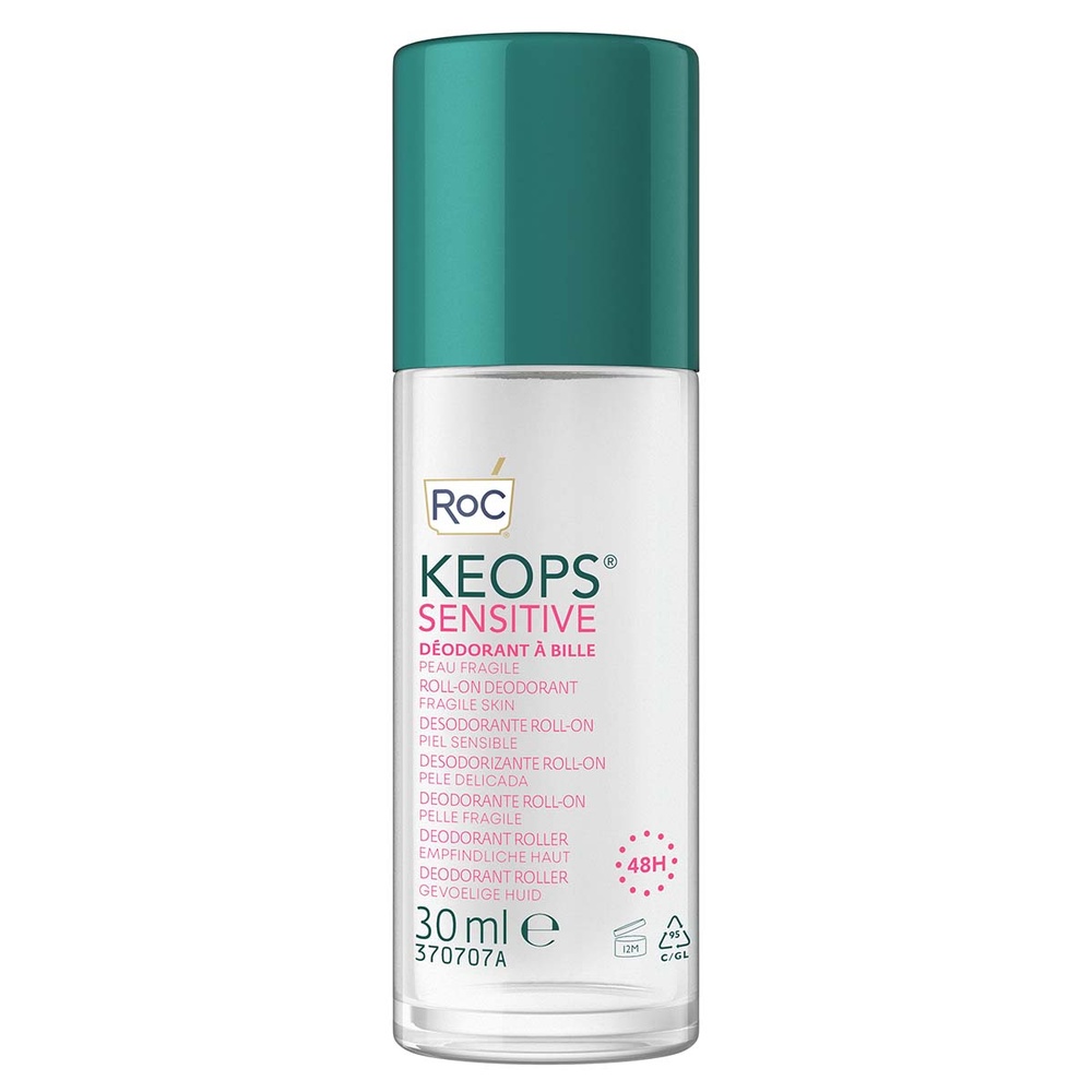 roc RoC Keops Déodorant Roll On 48h Peaux Sensibles 30ml Déodorant