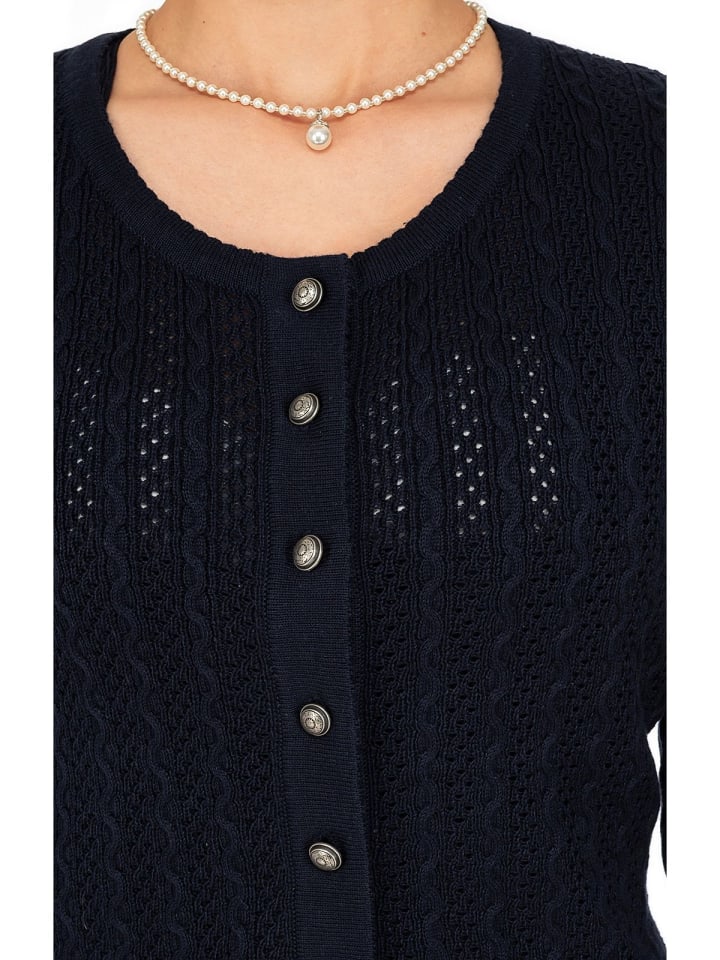 OS-Trachten Strickjacke 457000-7019 in marine günstig kaufen