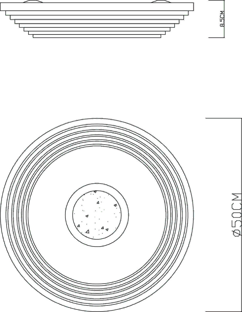 Globo Lighting - PILLO - Deckenleuchte Metall weiß, LED